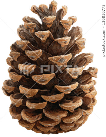 pine cone 136816772