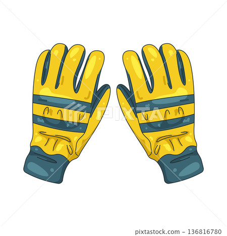 Illustration of Fire gloves 136816780