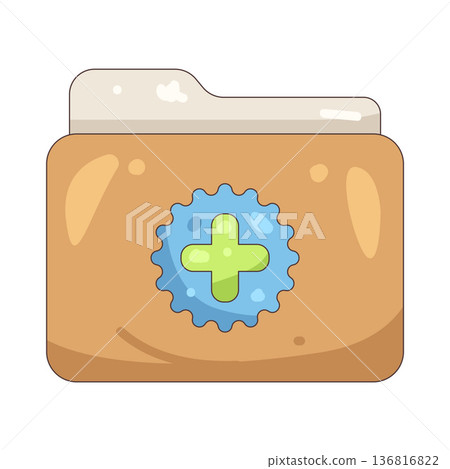 Illustration of add folder Illustration of add folder 136816822