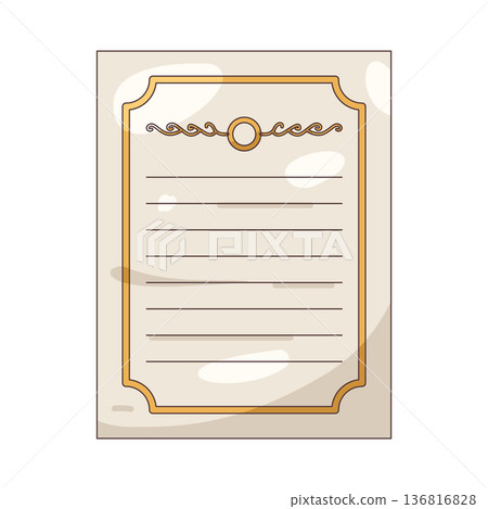 Illustration of legal document Illustration of legal document 136816828