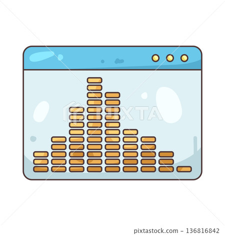 Illustration of equalizer  136816842