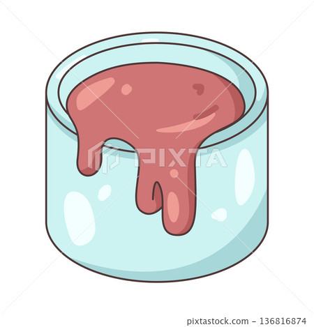 Illustration of paint bucket Illustration of paint bucket 136816874