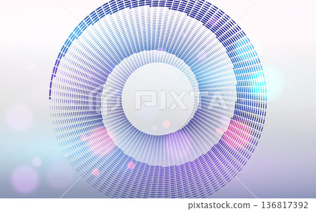 Abstract radial systems lines with light on white background. Science technology concept. Abstract radial systems lines with light on white background. Science technology concept. 136817392