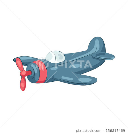 Illustration of airplane Illustration of airplane 136817469