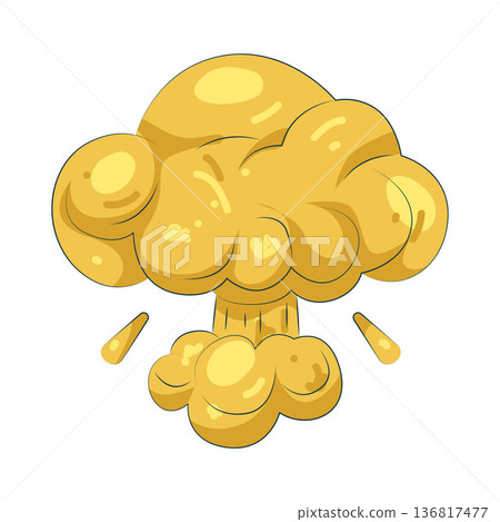 Illustration of explosion  136817477