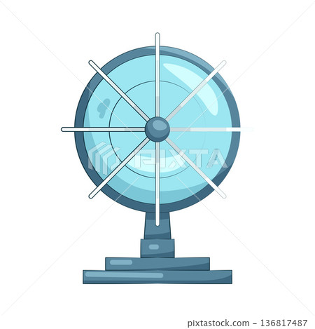 Illustration of radar  136817487