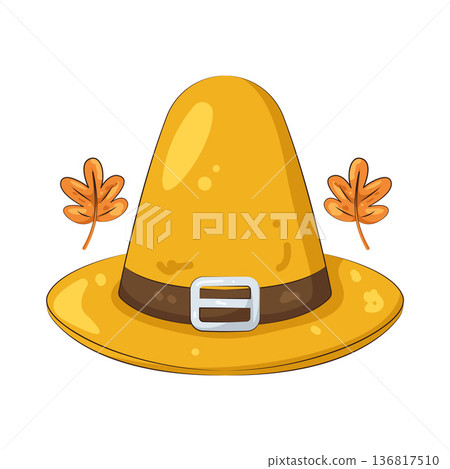Illustration of Thanksgiving hat Illustration of Thanksgiving hat 136817510