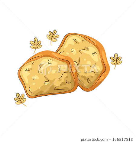 Illustration of Pumpkin bread Illustration of Pumpkin bread 136817518