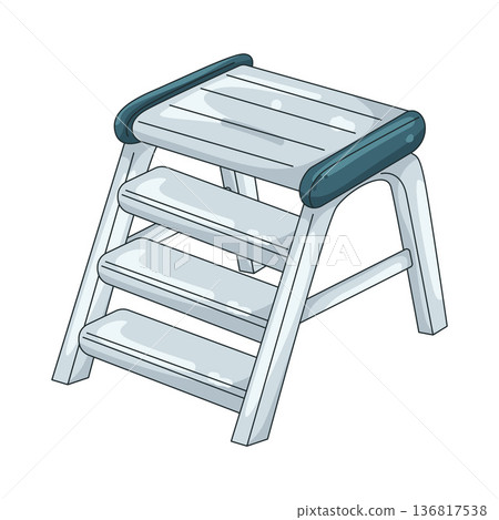 Illustration of ladder  136817538