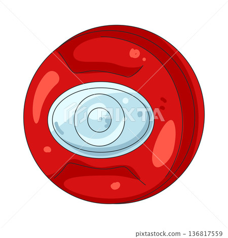 Illustration of fire alarm Illustration of fire alarm 136817559