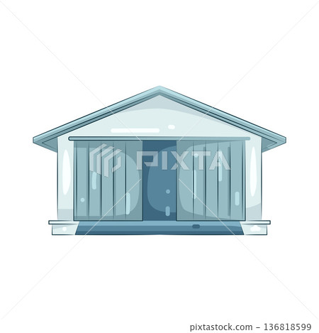 Illustration of garage  136818599