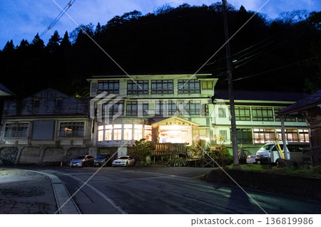 Semi Onsen hot spring town Semi Onsen hot spring town 136819986