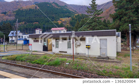 Rikuu East Line Semionsen Station building 136820004