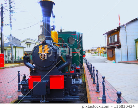 The stopped Botchan train 136820424
