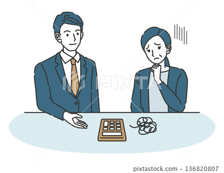 圖：一位女士因評估價值而感到沮喪 136820807