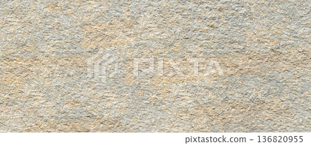 Rough stone surface showing natural sand and gray texture 136820955