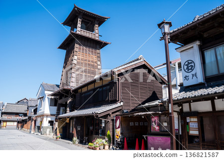 【小江戶川越】清晨的倉庫街景與時光之鐘 136821587