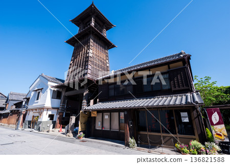 【小江戶川越】清晨的倉庫街景與時光之鐘 136821588