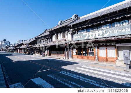 【川越幸戶】清晨倉庫街景 136822036