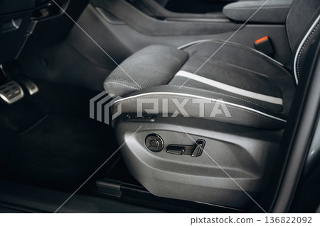 Interior of the modern car, close up view Interior of the modern car, close up view 136822092