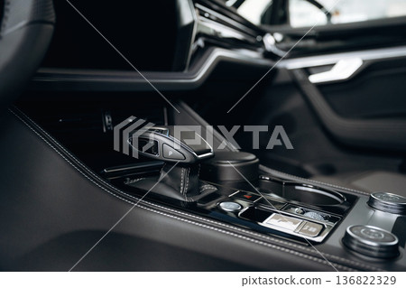 Interior of the modern car, close up view 136822329