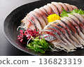 Horse mackerel sashimi 136823319