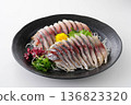 Horse mackerel sashimi 136823320