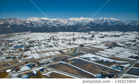 二月下旬，富山郡東部的旭町 136823809