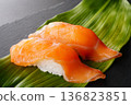 Nigiri Sushi Salmon 136823851