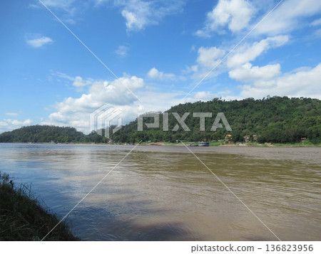 Luang Prabang scenery with the Mekong River Luang Prabang scenery with the Mekong River 136823956