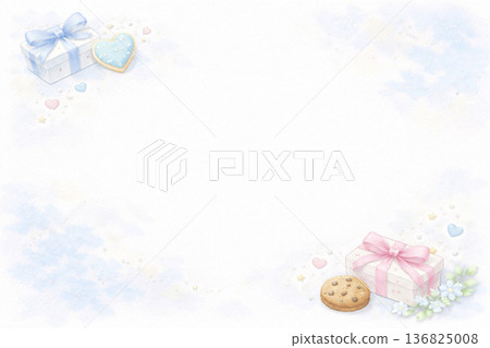 白色情人節系列：企業背景，留有充足的文字空間 136825008