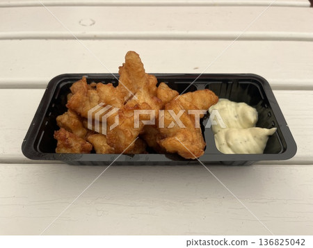 Kibeling (fried cod), a Dutch delicacy Kibeling (fried cod), a Dutch delicacy 136825042