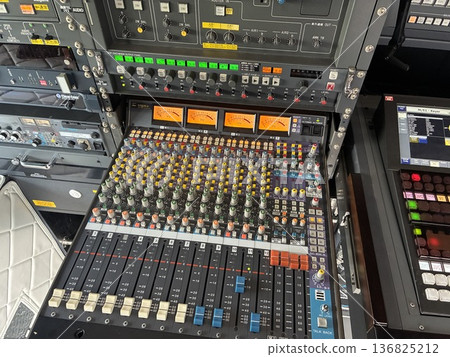電視轉播車音訊混音器 電視轉播車音訊混音器 136825212