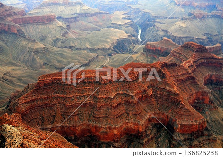 Aerial View Grand Canyon Arizona Aerial View Grand Canyon Arizona 136825238