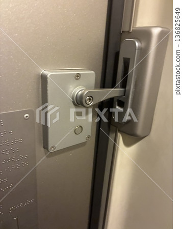 Shinkansen toilet door lock Shinkansen toilet door lock 136825649