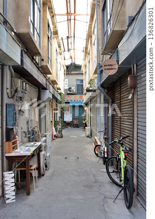 Kawaramachi textile wholesale district in Kumamoto City 136826301