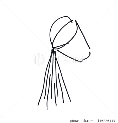 water poured from a bucket drawn with a black marker water poured from a bucket drawn with a black marker 136826345
