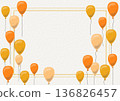 三色氣球（橘色） 136826457