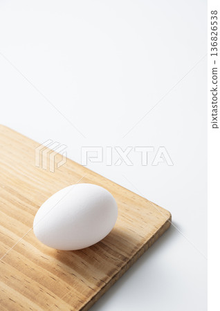 White raw egg 136826538