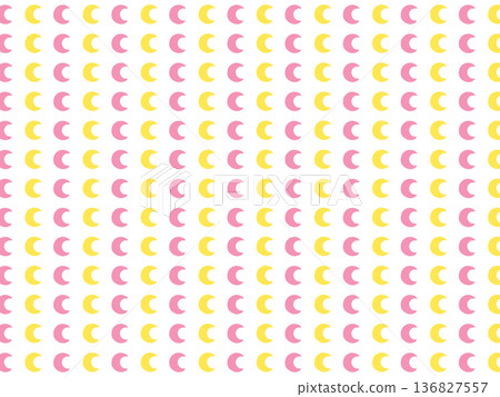 黃桃新月背景素材 黃桃新月背景素材 136827557