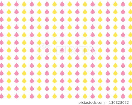 Yellow peach spade background material Yellow peach spade background material 136828022