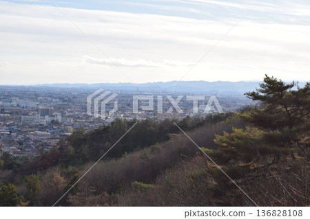 Mountain scenery from the ruins of Kanayama Castle in Ota City, Gunma Prefecture Mountain scenery from the ruins of Kanayama Castle in Ota City, Gunma Prefecture 136828108