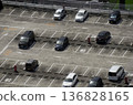Parking lot scenery 136828165