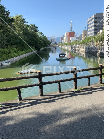 The outer moat of Shiroyama Park 136828466