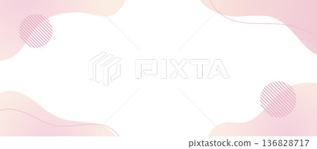 Pink gradient fluid shape background illustration material Flat hand drawn fluid Pink gradient fluid shape background illustration material Flat hand drawn fluid 136828717
