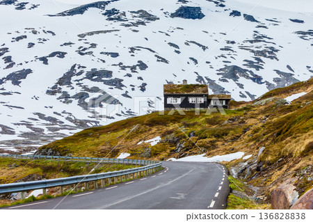 Road to Dalsnibba mountain, Norway Road to Dalsnibba mountain, Norway 136828838