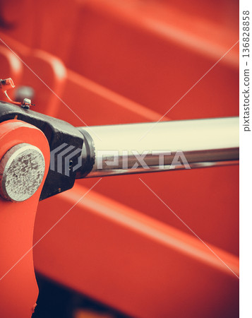Industrial detaild pneumatic, hydraulic machinery made of steel Industrial detaild pneumatic, hydraulic machinery made of steel 136828858