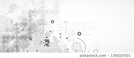 Ukrainian moderm circuit technology background for science and business theme Ukrainian moderm circuit technology background for science and business theme 136829301