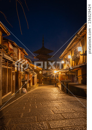 Kyoto Higashiyama, Kiyomizu-dera Temple, Yasaka Pagoda, Sanneizaka and Sannenzaka Kyoto Higashiyama, Kiyomizu-dera Temple, Yasaka Pagoda, Sanneizaka and Sannenzaka 136829424