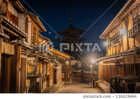 Kyoto Higashiyama, Kiyomizu-dera Temple, Yasaka Pagoda, Sanneizaka and Sannenzaka Kyoto Higashiyama, Kiyomizu-dera Temple, Yasaka Pagoda, Sanneizaka and Sannenzaka 136829664
